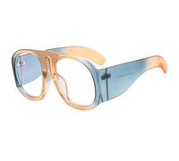 LMRJHAZM Oversized Goggle Sunglasses Women Steampunk Big Frame Gradient Lens Sun Glasses Female Eyeglass