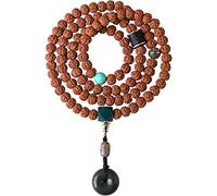 LMRJHAZM Panzhu bracelet, Buddhist Rosary, 108 Beads Necklace Bracelet,Vajra Bodhi Mala Prayer Bead for Yoga Meditation Buddhist Rosary Beads Cuff Jewelry(Color:A)