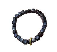 LMRJHAZM Panzhu bracelet, Buddhist Rosary,Rosary Beads,Prayer Beads Natural Sandalwood Square Shape Tibetan Buddhist Meditation Double Circle Style Jewelry