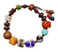 LMRJHAZM Panzhu bracelet, Buddhist Rosary,Rosary Beads,Tibetan Mala Prayer Buddha feng Shui Buddhist Meditation Amulet Buddha beads hand string Tibetan ethnic style men's and women's bracelet