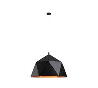 LMRJHAZM Polygonal Pendant Light Nordic -Style Creative Single -Head Chandelier Colored Metal Lampshhade Retro Industrial Style Drop Ceiling Light Cover for Kitchen Island Bedroom Living Room