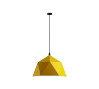 LMRJHAZM Polygonal Pendant Light Nordic -Style Creative Single -Head Chandelier Colored Metal Lampshhade Retro Industrial Style Drop Ceiling Light Cover for Kitchen Island Bedroom Living Room