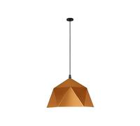 LMRJHAZM Polygonal Pendant Light Nordic -Style Creative Single -Head Chandelier Colored Metal Lampshhade Retro Industrial Style Drop Ceiling Light Cover for Kitchen Island Bedroom Living Room