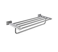 LMRJHAZM Towel Rail Bathroom Accessories, Crystal Solid Brass Bath Hardware Set, Toothbrush Holder Metal Chrome Toilet Brush Holder Towel Rack for Bathroom Kitchen/Towel Shelf