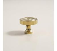 LMRJHAZM Unique Line Brass Knob Furniture Handles Door Knobs and Handles for Cabinet Kitchen Cupboard Drawer Pulls Home Decor Door Knob,C,4526,Bright Gold