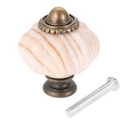 LMRJHAZM Youther 1PC Retro Furniture Handle Door Knobs Pumpkin Cabinet Knob Ceramic Cabinet Handles Furniture Drawer Cupboard Kitchen Pull Handle,Type 1