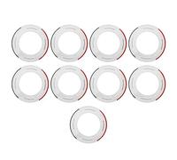Lmrysalque 10Pcs Universal Wax Warmer Collar Waxing Machine Cleaning Paper Ring Wax Heater Protective Collar