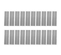Lmrysalque 1200 Pcs 3D Scanning Marker 3mm ID 7mm OD Matte Strong Adhesive 3D Scanner Tracking Dot Reference Point Marker