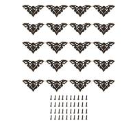 Lmrysalque 20Pcs Corner Protector Zinc Alloy Classical Retro Elegance Exquisite Comfortable Corner Cabinet Protection