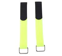 Lmrysalque 2Pcs Fastening Straps Nylon 20x200mm Adjustable Elastic Fixed Organizer Belt (Yellow)