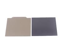 Lmrysalque 3D Printer Build Plate 5.9in Wide Magnetic Rubber Smoothing Textured Steel Plate for Voron Repair Replacement