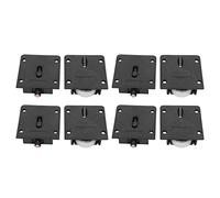 Lmrysalque 4 Sets Sliding Door Roller 25mm Wardrobe Pulley Wheel Accessory for Cabinet Furniture