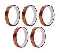 Lmrysalque 5Pcs High Temperature Tape Heat Resistance Insulating Heat Transfer Tape for Electronics (20mm)