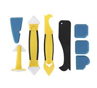 Lmrysalque 8PCS Plastic Silicon Sealant Scraper Hand Operated Tool for Industrial Hardware Accessory