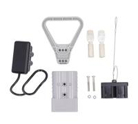 Lmrysalque Battery Quick Connector 350A 600V Battery Wire Harness Connect Disconnect Plug with Protective Cover and Handle