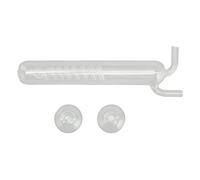 Lmrysalque Carbon Dioxide Bubble Counter High Transparent Crystal Glass CO2 Spiral Bubble Counter for Aquarium Fish Tank