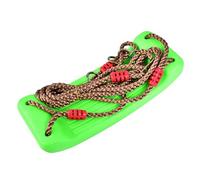 Lmrysalque Child Outdoor Plastic Bent Swing Seat for Kid Backyard Kindergarten Playground (Green)