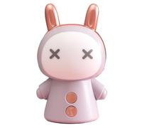 Lmrysalque Cute Night Light USB Rechargeable Color Changing Eye Caring Bedside Lamp for Reading Learning Working (Purple Blue)