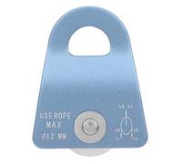 Lmrysalque Downhill Side Plate Single Pulley Outdoor Mountaineering Rock Climbing Transport Equipment (Blue)