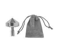 Lmrysalque Fingertip Gyroscope Adult Metal Portable Office Anxiety Stress Relief ADHD Rotating Gyroscope Toy (Silver)