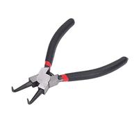 Lmrysalque Internal Curved Retainer Ring Pliers Carbon Steel Rubber Circlip Pliers with Immersion Handle 6in