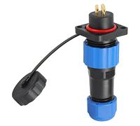 Lmrysalque IP68 Plug Socket Square Aviation Power Connector Industrial Terminal Adapter SP16 (3 cores (380V 10A))