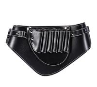 Lmrysalque Professional PU Leather Barber Scissors Bag Hairdressing Clips Shear Holster Pouch Holder