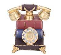 Lmrysalque Retro Resin Telephone Model Home Study Desktop Antique Telephone Model Decoration for Cafe Store