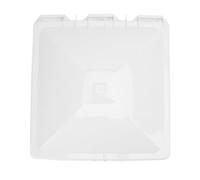 Lmrysalque RV Roof Vent Cover 13 X 13in Universal White Vent Lid for Trailer Motorhome Bathroom