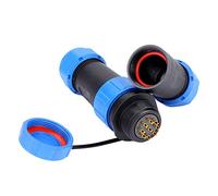 Lmrysalque SP21 IP68 2/3 /4/5 /7/9 /12pin Aviation Plug Socket Cable in line Connector (9pin)