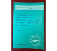 LMS: 257 Intro to Noncomm Diff Geom (London Mathematical Society Lecture Note Series, Series Number 257)