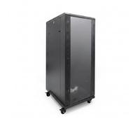 LMS DATA 34U 19 Inch Floor Standing Data Cabinet 600x800mm - 800kg Heavy Duty ETSI Adjustable Server Rack with Lockable Glass Door, Cable Management & Vented Panels for Data Centers, Telecom & IT