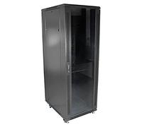 LMS DATA 36U 19-Inch Floor Standing Server Rack Cabinet - 800 × 600mm Eco NetCab Data & Network Enclosure - Lockable Doors, Removable Side Panels, Fan Tray, Castors & Feet