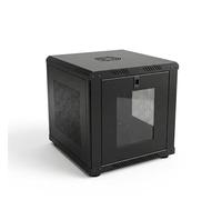 LMS Data 9U 500mm Deep Data Cabinet, Wall Mounted, 19" Rackmount (550x500x520mm), Multi-functional Wall Enclosures Cabinet, Mount Rack, IT Data Network Equipment with Cable Management & Lock.