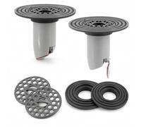 LMSAWK 2 Odor-Proof Shower Drain Plug, Fast Drainage Catcher for Shower Drain with Magnetic Backflow Preventer, Fits drains Sewers and Pipes with Inner Diameters from 1.5" to 3.9" Bathtub, Kitchen