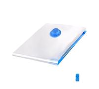 LMSAWK 60x40cm Space Saver Vacuum Storage Bags, Clothes Storage Bag Vacuum Pack, Vacuum bags clothes for Travel, for Quilts, Pillows, Bedding, Reusable, Space Saving