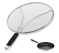 LMSAWK Grease Guard for Pan, Splatter Screen for Cooking, Splatter Screen Guard for Frying Pan, Keeps the Kitchen Clean, Protects the Skin from Burns