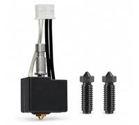LMSAWK Hotend Kit for Anycubic Kobra S1, 2x 0.4mm Hard Steel Nozzles Print Head, Thermistor Nozzle Compatible, Support High Temperature, Compatible with Anycubic Kobra S1/S1 Combo 3D Printers