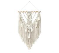 LMSAWK Macrame Wall Hanging, Boho Chic Wall Decor, Handmade Woven Cotton Rope Tapestry, for Bohemian Style Home Décor, Bedrooms, Living Rooms, Apartments