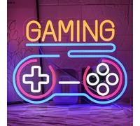 LMSIGNLY Gaming Neon Sign for Wall Decor Game Neon Light Gamer Neon Light Sign Letter LED Sign for Home Boysroom Game Zone Shop Gaming Club