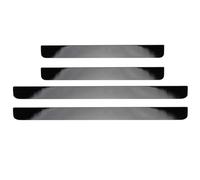 LMSMGS Car Door Sill Protector for Suzuki Hustler 2014 2015 2016 2017 2018 2019 2020, Car Kick Plates Automobile, Threshold Steps Scuff, Car Accessories,Bright Black