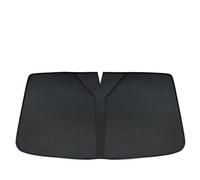 LMSMGS Car Windscreen Sun Shade for VW Polo V (6R, 6C) 2011 2012 2013 2014 2015 2016 2017 2018, Folding Sun Shade Blocks UV Front Sun Protection Interior Accessories,Black