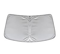 LMSMGS Car Windscreen Sun Shade for VW Polo V (6R, 6C) 2011 2012 2013 2014 2015 2016 2017 2018, Folding Sun Shade Blocks UV Front Sun Protection Interior Accessories,Silver