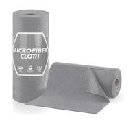 LMSMW Microfibre Cloth Roll - 20 Reusable Kitchen Towels | Super Absorbent, Quick-Dry, Lint-Free Cleaning Cloths for Dishes, Counters, and Windows | Grey, Multi-Purpose Cleaning Rags