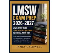LMSW Exam Prep 2026-2027: ASWB Study Guide + 1,500 Practice Questions for Social Work Test