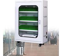 LMTYBOC 30-Port Mobile Phone Charging Cabinet - 360° Rolling Charging Station for Students & Employees with 6-60 Slot Storage, Ideal for Schools & Offices, Fast & Efficient Charging