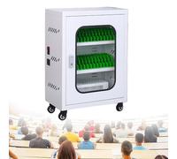 LMTYBOC 30-Slot Mobile Phone Charging Locker & USB Charging Station, Rechargeable Charging Cabinet for Secure Mobile Device Storage, Perfect for Offices and Events