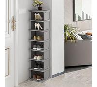 LMTYBOC 8-Tier Free Standing Shoe Rack - Space-Saving for Home, Entryway & Closet -, Stylish Storage Solution for Shoes, Boots & Sneakers