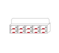 LMTYBOC Acrylic Mobile Phone Storage Locker with Door Locks & Keys - Wall-Mounted Office Cabinet for School & Factory - 40 Slots, 10 Slots - Secure Cell Phone