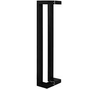 LMTYBOC Door Handle Commercial Heavy Duty Square Tube Stainless Steel Glass Push-Pull Door Handle/Barn Door Pull Handle, Matte Black Finish - 5 Sizes Door Handlesets Hardware